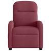 Vidaxl Reclining Massage Chair, Electric, Wine Red, Fabric