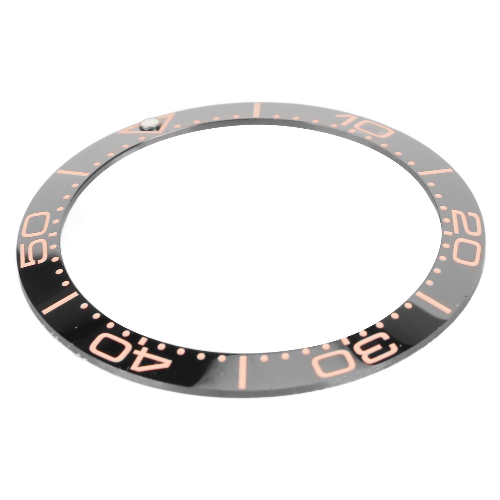 Keramische Horlogering   Professionele 38mm Horlogering Inzet Vervangingsonderdelen Accessoire voor Horlogemaker gray