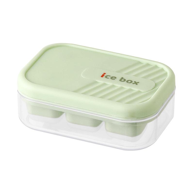 6 Grid Push Ice Cube Mould Ice Compartment Mini Summer Ice Mould Ice Storage Box Home Ice Cube Mould With Lid