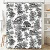 Crystal Shower Curtain with Personalized Name  for Home Decor In Bathrooms White + Silver (L) 72x84 In / 183 X 213