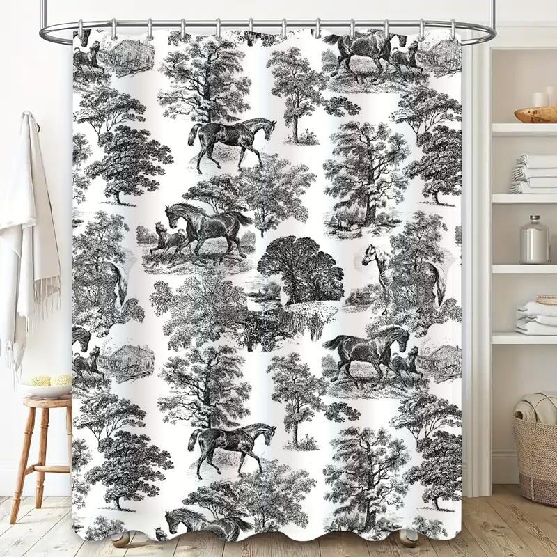 Crystal Shower Curtain with Personalized Name for Home Decor In Bathrooms White + Silver (L) 72x84 In / 183 X 213