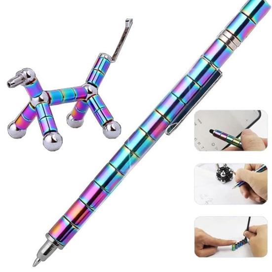 

Набор магнитных ручек Разборная ручка Сборка пользовательских форм Соберите свою собственную магнитную ручку Творческий инструмент Универсальный подарок