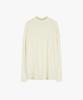 ESN Half Turtleneck Knit T-Shirt Cream