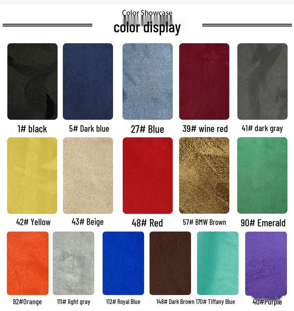 Self-adhesive Suede Leather for Home and Car Modification and Decoration
