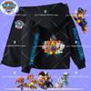 2026 New PAW Patrol Children's Zippered Hooded Sweatshirt for Boys, Girls, Casual Shirt, Spring-Autumn Coat, Casual Jacket
