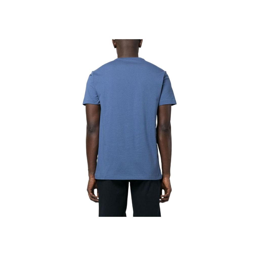 Polo Ralph Lauren SS23 Logo Embroidered Cotton Short Sleeve T-Shirt Men Tops Dark-Gray Blue 710671438-310