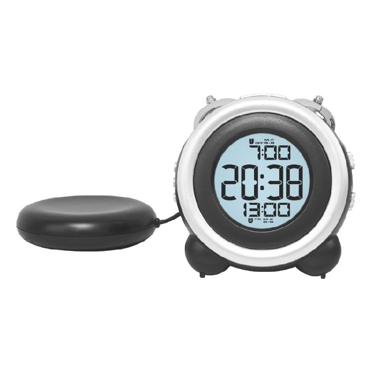 Alarm Clock With  Loud Vibrating with Backlight Lightweighted For Heavy Sleeper Travel Friendly