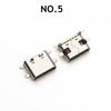 100Pcs 100Pcs Type C USB Charging Dock Connector Mix 6Pin 16Pin Use for Phone Digital Product Repair Accessories