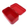 Solid Color Retro Metal Bread Bin Box Large Capacity Kitchen Storage Container