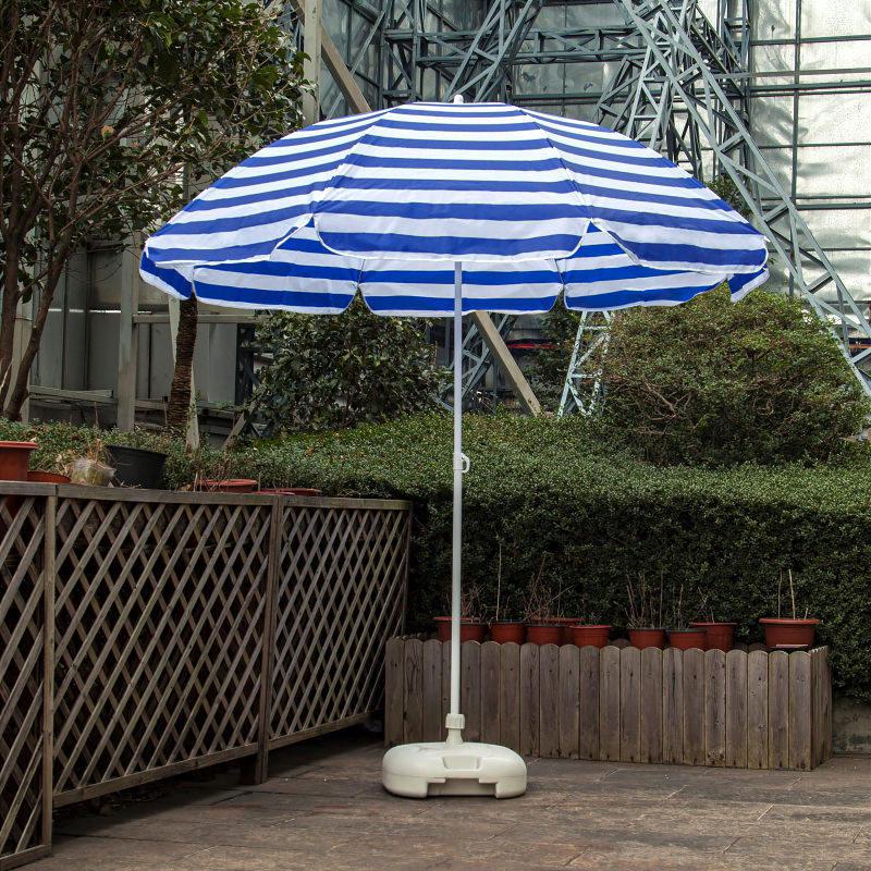 Large Outdoor Sunshade Beach Umbrella for Balcony, Courtyard, and Garden