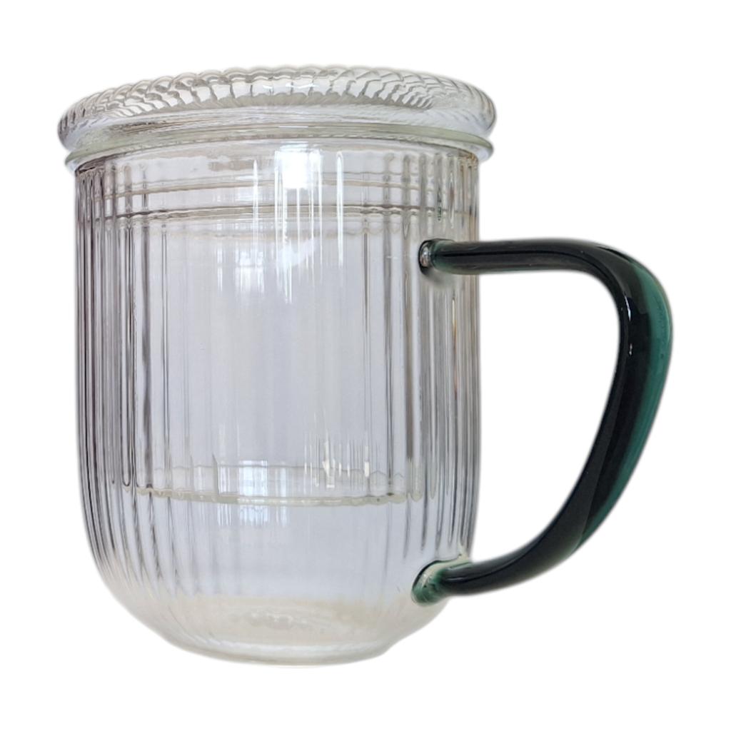 Glass Thermal Mug 0.4L Glass Infuser For Brewing Tea And Herbs