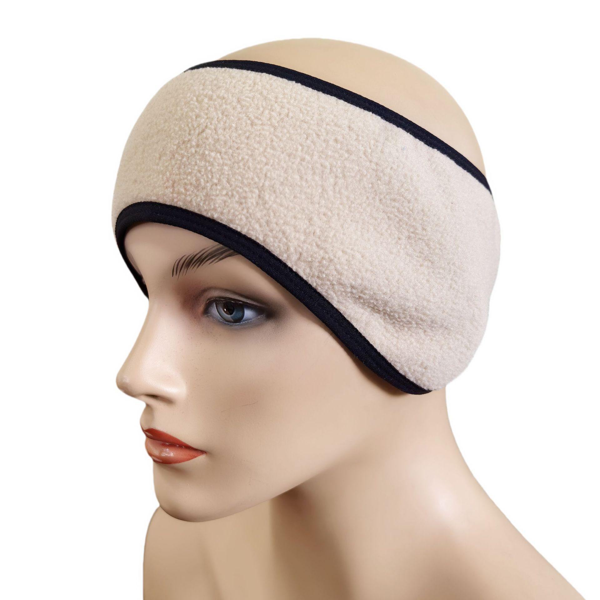 

Унісекс вулична вітрозахистна пов язка на голову з теплими навушниками для їзди на велосипеді та бігу One Size хакі