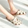 Women Sandals Slides Summer Sweet Bow-knot Outside Slippers Casual Ladies Beach Shoes Flat Heel Closed Toe Sandalias WSH4912