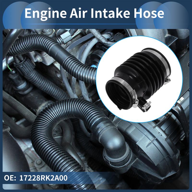UXCELL Engine Air Intake Hose for Acura TL 3.7L 2009-2014 No.17228RK2A00 Rubber Clamp