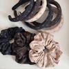 Blumen-Stoff-Stirnband mit Schwammkopf für Herbst/Winter - Elegantes Damen-Haaraccessoire