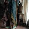 Artistic High-End Summer Ramie Camisole Dress with Fragrance Patch