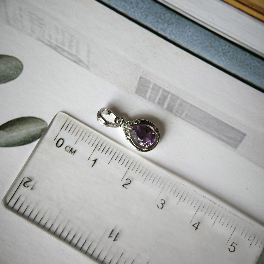 Sølvanheng med ametyst 0.688ct (2189473)
