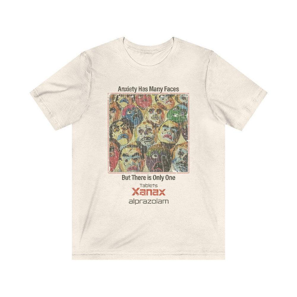 Anxiety Has Many Faces 1981 Vintage Men s T-Shirt Unisex T-Shirt XXL
