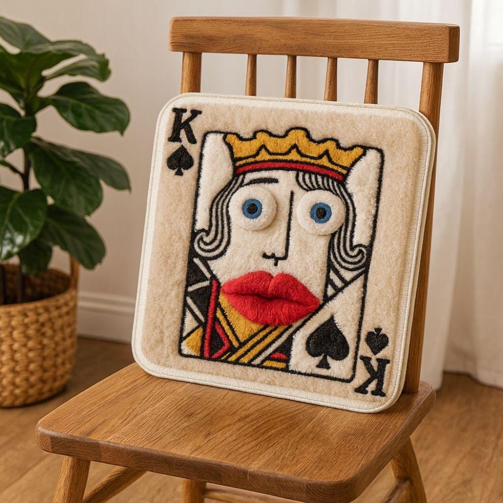 Dekoratives Plüschkissen Weiches Dickes Stuhlkissen Hockerkissen Büro Sitzmatte Wohnzimmer