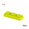 50pcs Plate 1x3 3623 Compatible with Famous Brand Building Block Classic Building Blcok Toys MOC DIY