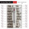 Washer Assorted Mini Screws Set Silver Boxed Repair Tool Kit Cross Micro Screws Tablet Repair
