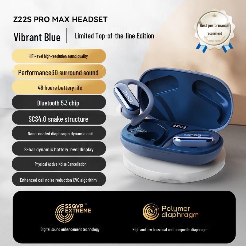 SANAG Z22S PRO Wireless Ear-hook Bluetooth Headset