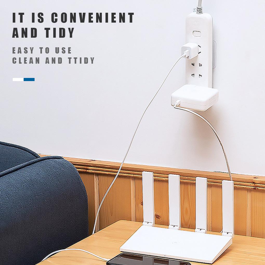 Plastic Hanger Portable Self-adhesive Oilproof Organizing Bracket Hook Office Hotel Restaurant Kitchen Bedroom Holder