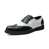 Mens British Brogues Leather Shoes Luxury Brand Men Business Dress Shoes Casual Social Shoe Male Wedding Footwear Zapatos Hombre