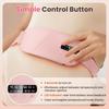 Women Period Heating Pad USB Charging Hot Compress Menstrual Pain Relief Artifact Vibration Massage Menstrual Uterus Warm Belt