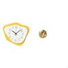 Acrylic Knot Wall Clock Yarn Ball Hanging Ornament Modern Office Timepiece Silent Sculpture Ceramic