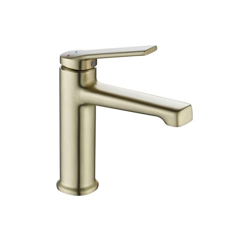 

TLXT Brushed Gold Shower & Basin Faucet Set