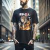 100% Cotton TOPS UNISEX TEES MENS WOMENS Eren Yeager T-Shirt Shingeki No Kyojin Attack On Titan Black Shirt Tee Gift 230