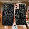 Carbon Forged Carbon Fiber Plating Phone Case For IPhone 14 11 12 13 Mini Pro Max 8 7 Plus X XR XS MAX Translucent Matte Cover