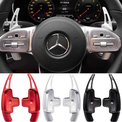 اكسسوارات السيارات عجلة القيادة التحول مجداف شيفتر نوع ممتد لمرسيدس بنز C الفئة W205/E الفئة W213/GLC/CLA 2016-2019