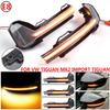 A Pair LED Side Mirror Dynamic Turn Signal Sequential Light For Volkswagen VW Tiguan MK2 Import Tiguan,For Touareg MK3(EU)
