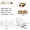 New Conductor Brass High Power Splitter Large Current Universal Quick Terminal Block Fast Connector Electrical