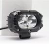 1/2pcs Universal Motorcycle LED Fog Lights Yellow White Spotlight 10W Floodlights 6000lm Auxiliary Fog Lamp