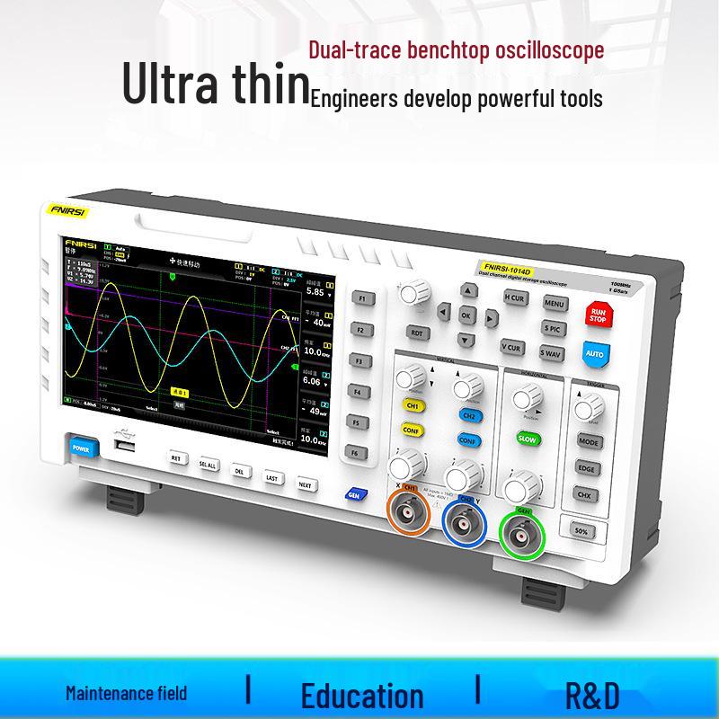 FNIRSI 1014D 100MHz Dual Channel Digital Storage Oscilloscope & Signal Generator