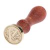 Handmade Alphabet Letter Sealing Wax Stamp Wooden Handle for Wedding Invitation Scrolls