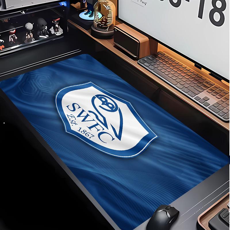 Sheffield Wednesday Football Pattern Mouse Pad Non?Slip Rubber Base Gaming Mousepad For Desk Office Home