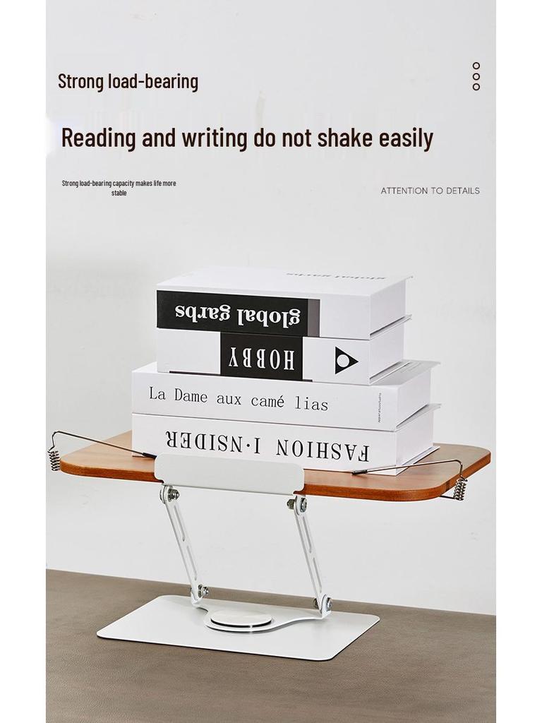 Rotating Desktop Bookshelf and Reading Stand