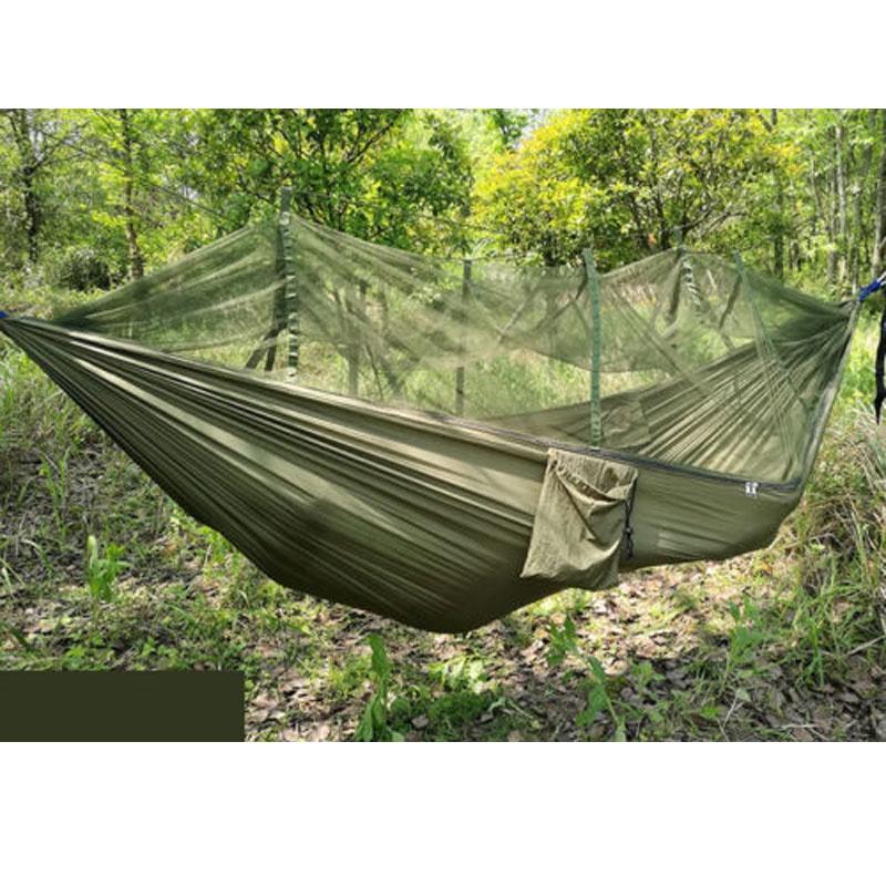 Premium Camping Double Person Travel Outdoor Tent Hammock Bed With Mosquito Net