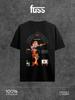 Black T-shirt with Chip 'n' Dale Print