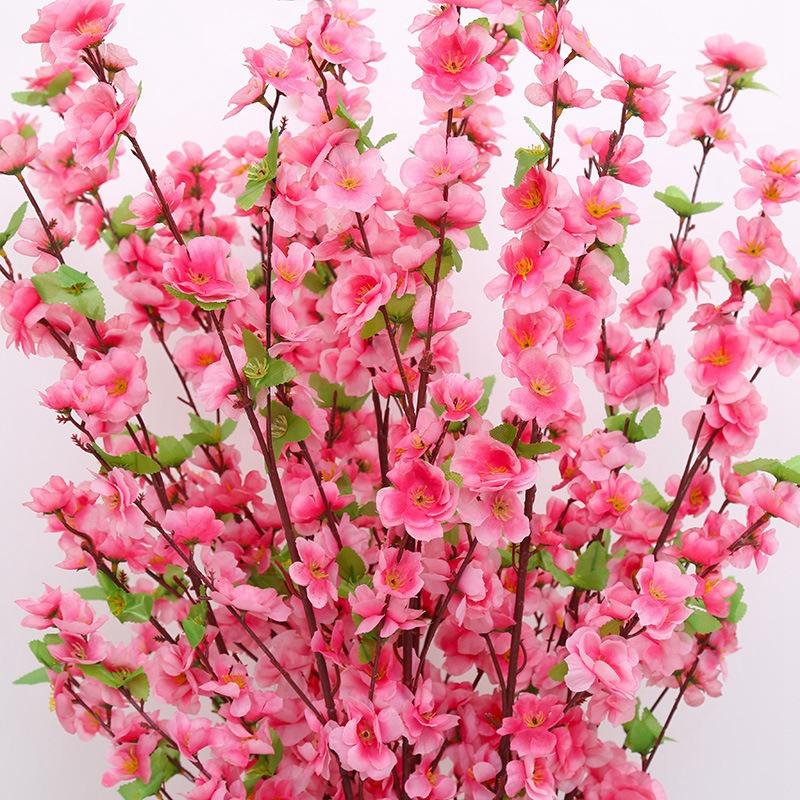 10pcs 65CM Pink Artificial Flowers Bouquet for Home Room Decor Wedding Decoration Garden Fake FlowerS Arrangement Outdoor DIY Ornament