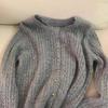 Bargain Women's Grey Cable Knit Sweater Coat - Autumn/Winter European Style Cardigan