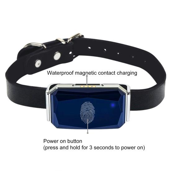Pet Tracker Adjustable Virtual Fence IP68 Waterproof Location History Live Tracking Precise Position Plastic