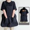 Sleeveless Baking Apron Breathable Kitchen Cooking Apron Workwear Apron  Coffee Shop