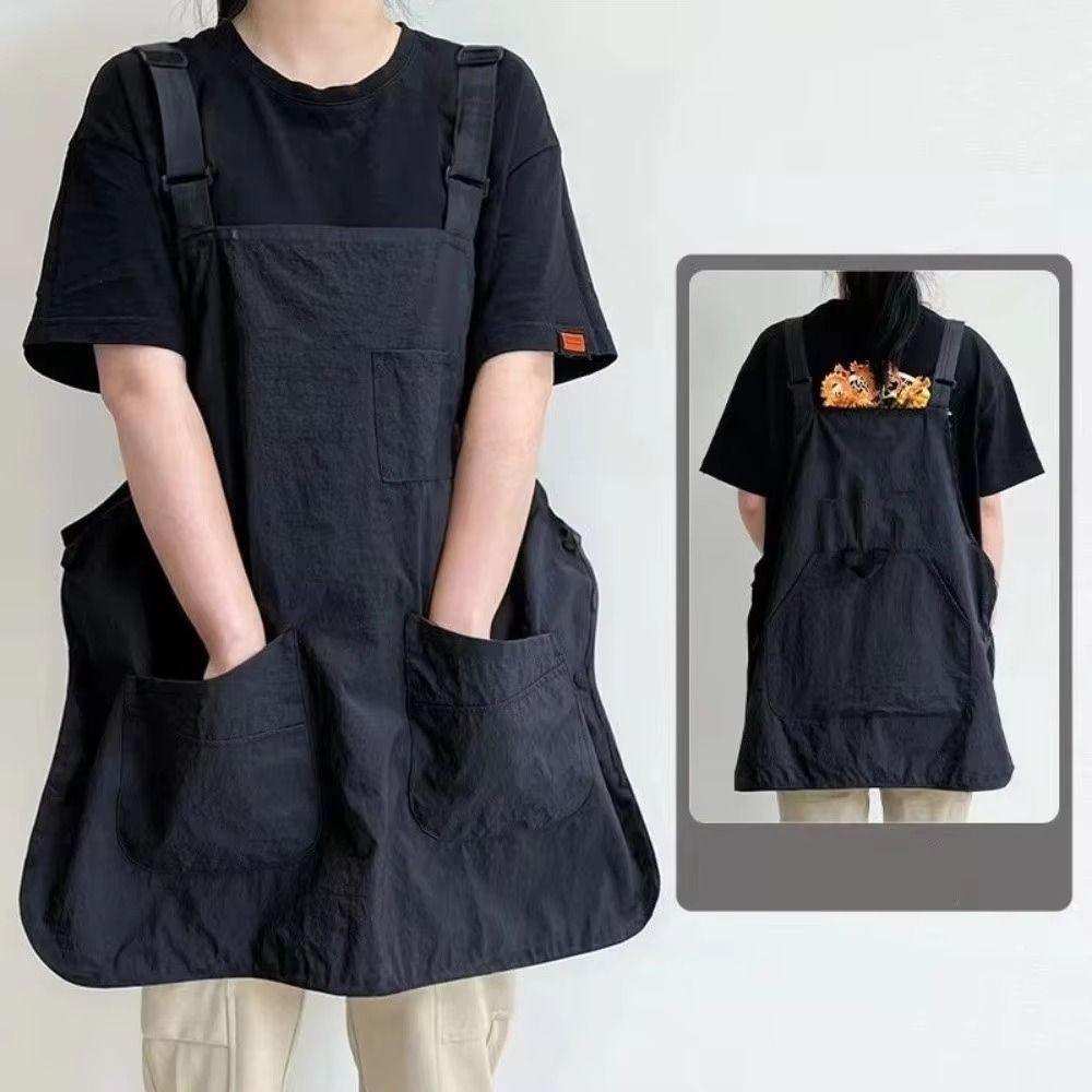 Sleeveless Baking Apron Breathable Kitchen Cooking Apron Workwear Apron  Coffee Shop
