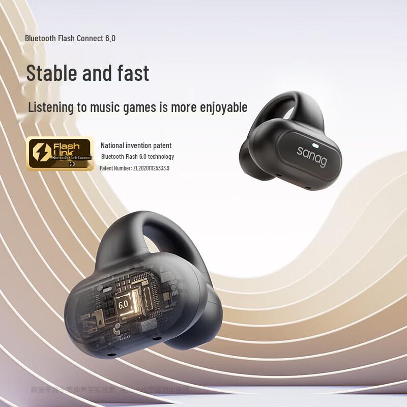 Sena Z50S Pro Bone Conduction Clip-on Bluetooth Earphones