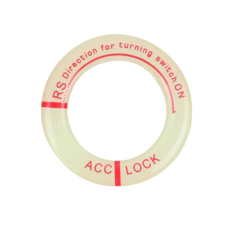 Key Cylinder Sticker, Luminous, Luminous, Seal, Protection, Scratch-Resistant, Key Bezel, Ignition Cover, Scooter, Motorcycle,